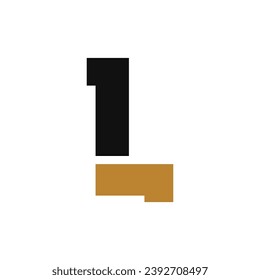 Modern L Logo Design. Abstract Initial Letter L Logo Template