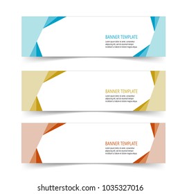 modern Label banner sticker set isolated on white background