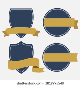 modern label with ties
Tape