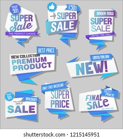 Modern labels badges and tags vector illustration 