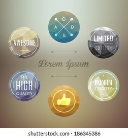 modern labels design