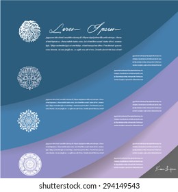 Modern labels infographics options banner. Vector illustration. Can be used for workflow layout, diagram, number options, web design, business presentations.