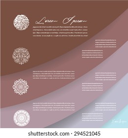 Modern labels infographics options banner. Vector illustration. Can be used for workflow layout, diagram, number options, web design, business presentations.