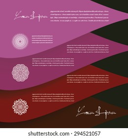 Modern labels infographics options banner. Vector illustration. Can be used for workflow layout, diagram, number options, web design, business presentations.