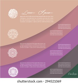 Modern labels infographics options banner. Vector illustration. Can be used for workflow layout, diagram, number options, web design, business presentations.