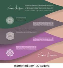 Modern labels infographics options banner. Vector illustration. Can be used for workflow layout, diagram, number options, web design, business presentations.