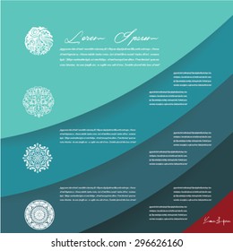 Modern labels infographics options banner. Vector illustration. Can be used for workflow layout, diagram, number options, web design, business presentations.