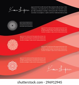 Modern labels infographics options banner. Vector illustration. Can be used for workflow layout, diagram, number options, web design, business presentations.
