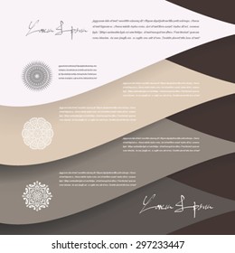 Modern labels infographics options banner. Vector illustration. Can be used for workflow layout, diagram, number options, web design, business presentations.