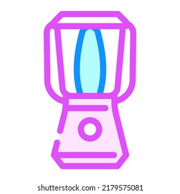 modern lamp color icon vector. modern lamp sign. isolated symbol illustration