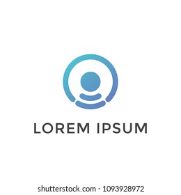 Modern Lamp/Idea Logo Template
