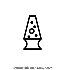 Modern lampshade icon
