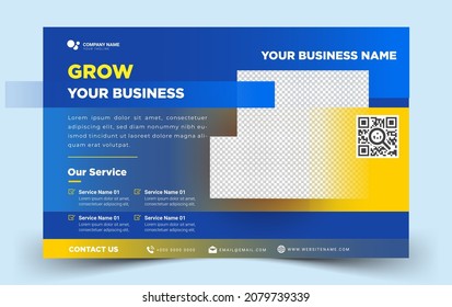 Modern Landscape Business banner template business