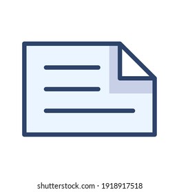 Modern landscape document icon emblem