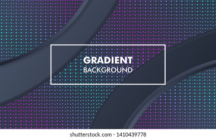 Modern Landscape Gradient Background Neon Light suitable for web banner, flyer, poster, cover