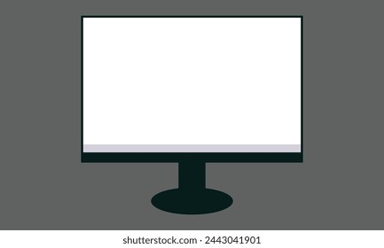 Moderno ordenador portátil de pantalla aislada.