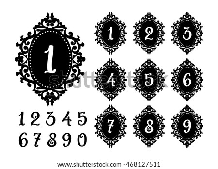 modern laser cutting numbers template for the festive table lacy frame for weddings save - Free Laser Cutter Templates modern laser cutting numbers template for the festive table lacy frame for weddings save - Free Laser Cutter Templates