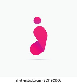 Modern I Latter Logo... Abstrakte Logo-Vorlage