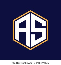 modern latter polygon logo design