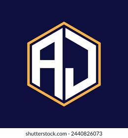 diseño moderno del logotipo del polígono posterior