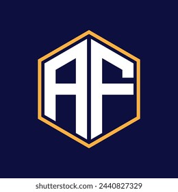 modern latter polygon logo design