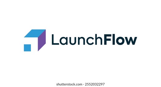 Vector de concepto de diseños de logotipos de lanzamiento moderno, concepto de diseños de logotipos de flecha