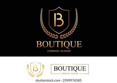Modern Laurel Wreath Logo Design for Award Ceremony, Achievement