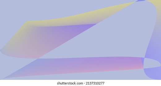 Moderne Lavendel formen dynamische Illustration. Farbfuturistischer Hintergrund für mehrfarbige Regenbogen-Büros. Minimale violette Schichten fließen horizontale Linien. Digital Dunkel Violet glatt Pastellfarben Gradient Mesh.