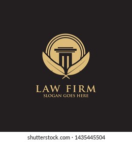 Modern Law Firm Logo Inspiration -  clean and clever logo vector