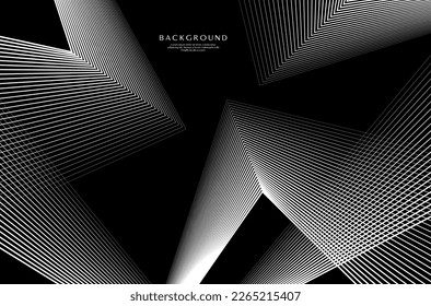 Capa moderna de fondo abstracto de líneas rectas. Curva de diseño de línea nítida.