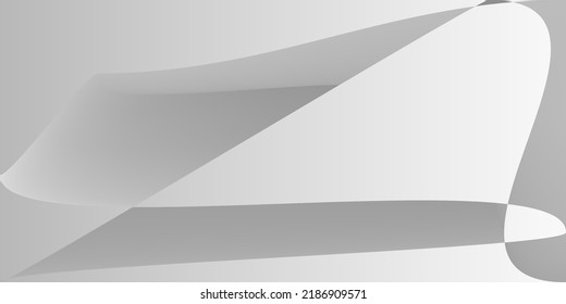 Modern Layers Alluminium Monochromatic Horizontal Lines. Smooth Shape Metallic Minimal Illustration. Fluid Futuristic Grey Digital Original Background. Technology Dynamic Gray Silver Gradient Mesh.