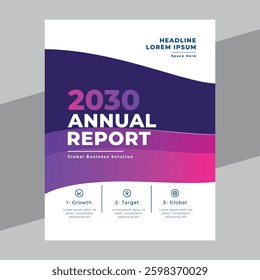 Modern Layout Annual Report, Flyer. Corporate Book Cover Design, EPS Vector Template. Brochure,  Magazine, Business Presentation, Poster, flyer, Banner, Website