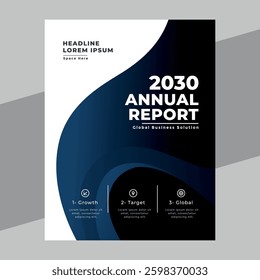 Modern Layout Annual Report, Flyer. Corporate Book Cover Design, EPS Vector Template. Brochure,  Magazine, Business Presentation, Poster, flyer, Banner, Website