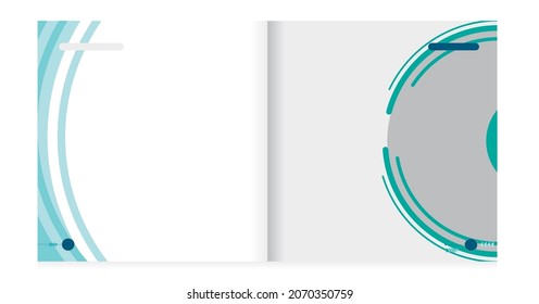 modern layout for books and magazines