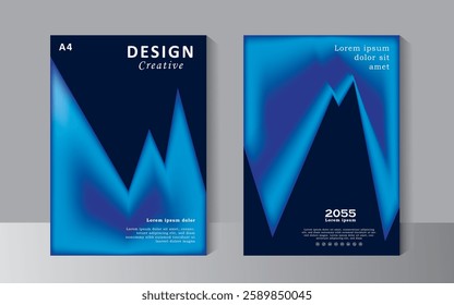 Modern Layout Brochure with blue colour, Corporate Book Cover Design, Flyer, Annual Report, Magazine, Business Presentation, Poster, flyer, Banner, EPS Vector Template