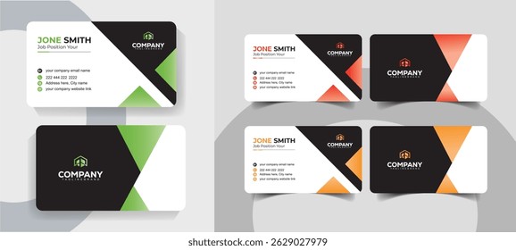 Modern Layout Business Card Design  for Creative Professionals