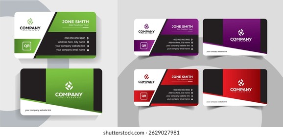 Modern Layout Business Card Design  for Creative Professionals