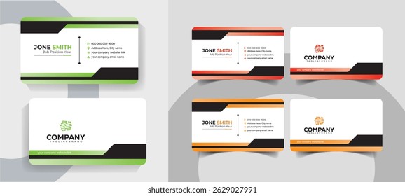 Modern Layout Business Card Design  for Creative Professionals