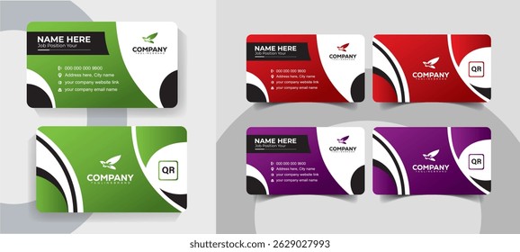 Modern Layout Business Card Design  for Creative Professionals