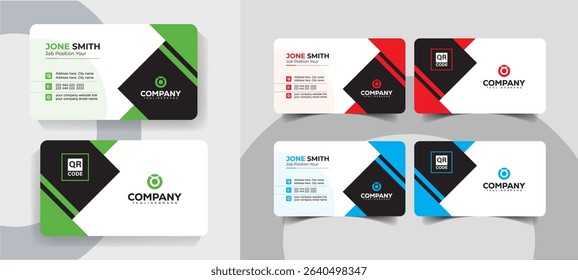 Modern Layout Business Card Design  for Creative Professionals