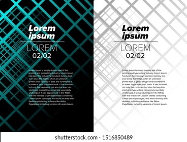 Modern layout concept designs. Abstract geometric background.  EPS 10.