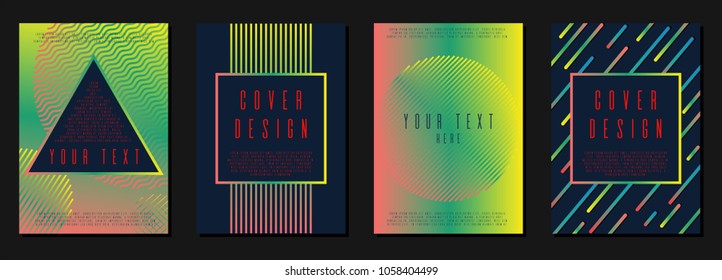 Modern layout design for your business. Vector cover design. Can be used for poster, brochure, magazine, card, book, flyer, banner, anniversary. Trendy corporate style.
