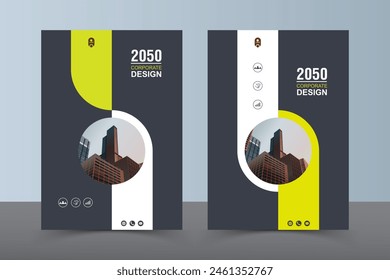 Modern Layout Flyer. Corporate Book Cover Design, EPS Vector Template. Can be Adapt to Brochure, Annual Report, Magazine, Business Presentation, Poster, flyer, Banner, Website