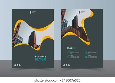 Modern Layout Flyer. Corporate Book Cover Design, EPS Vector Template. Can be Adapt to Brochure, Annual Report, Magazine, Business Presentation, Poster, flyer, Banner, Website



