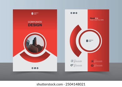 Modern Layout Flyer. Corporate Book Cover Design, EPS Vector Template. Can be Adapt to Brochure, Annual Report, Magazine, Business Presentation, Poster, flyer, Banner, Website