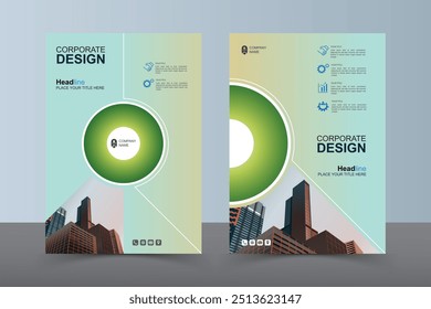 Modern Layout Flyer. Corporate Book Cover Design, EPS Vector Template. Can be Adapt to Brochure, Annual Report, Magazine, Business Presentation, Poster, flyer, Banner, Website

