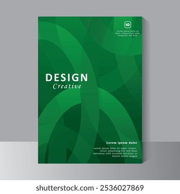 Modern layout flyer with green colour. Can be use for Book cover, Brochure, Annual Report, Magazine, Business Presentation, Poster, flyer, Banner, A4 size cover template for your project,