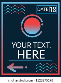 modern layout gradient shape for party and more 