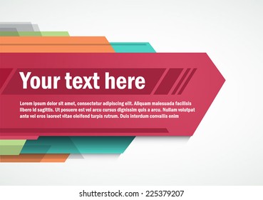 Modern layout for Poster Template Design, title template 