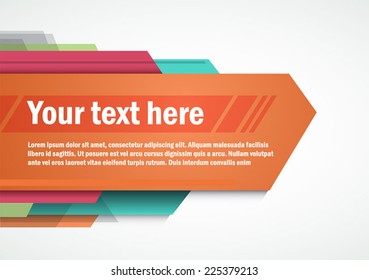 Modern layout for Poster Template Design, title template 